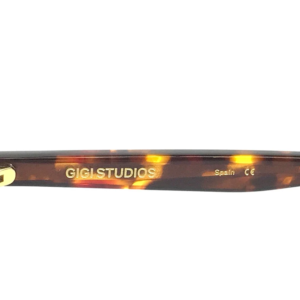 Gigi Studios Eyeglasses Frames ALARIC GS90003/020 Tortoise Cat Eye 55-17-140